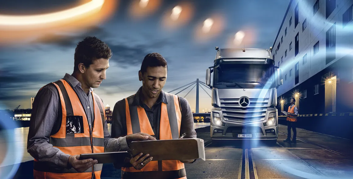 Alto valor agregado para os operadores de frotas: Daimler Truck oferece aos seus clientes de caminhões soluções e serviços integrados customizados para otimizar o uso do veículo e o Custo Operacional