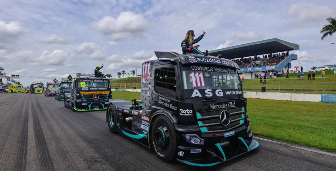 Com Actros Mercedes-Benz, ASG conquista vitória em Goiânia e inicia o ano na liderança da Copa Truck