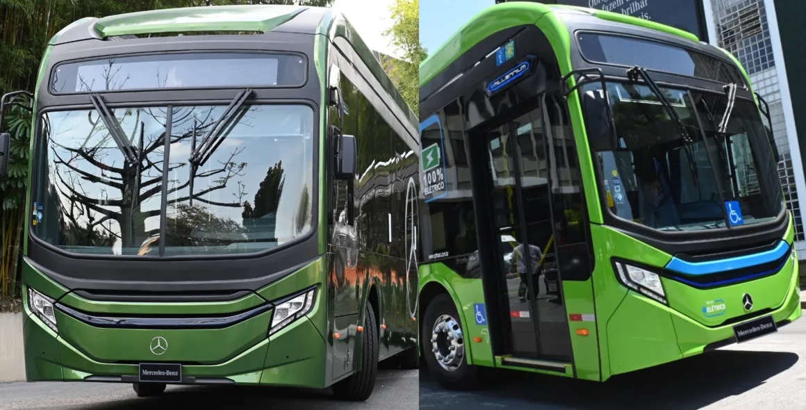 Mercedes-Benz expande demonstrações e testes de ônibus elétricos no Brasil e na América Latina