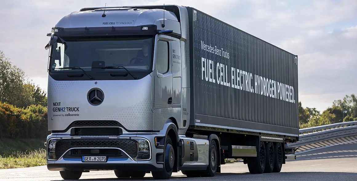 Daimler Truck apresenta o Mercedes-Benz NextGenH2 Truck com produção em pequena escala prevista para o final de 2026