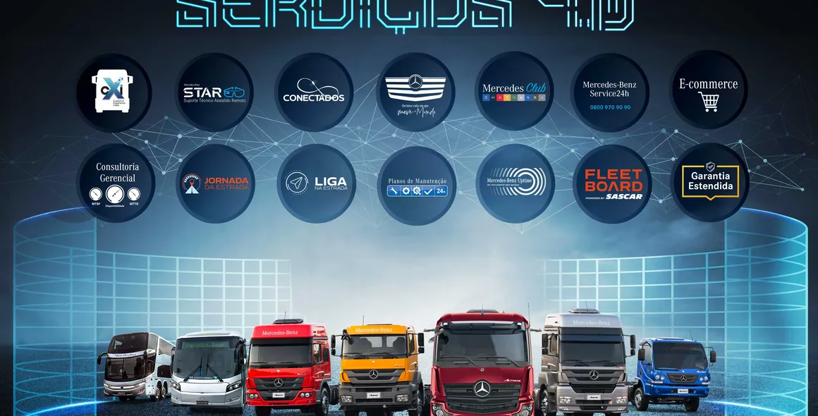 Mercedes-Benz lança garantia estendida para caminhões