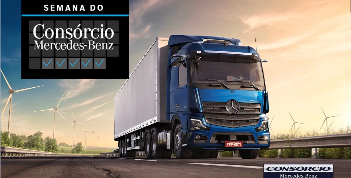 Mercedes-Benz lança consórcio de 120 meses para caminhões extrapesados