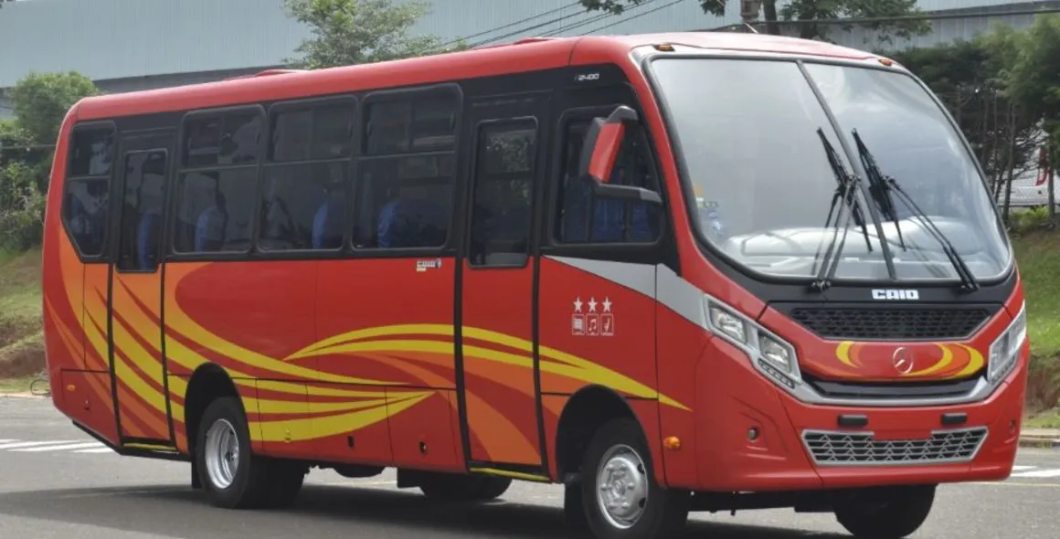 Mercedes-Benz e Caio lançam micro-ônibus urbano para o Chile