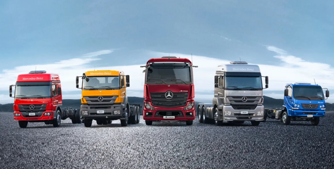 Do L 312 ao conectado Novo Actros, Mercedes-Benz em 65 anos de evolução nas estradas