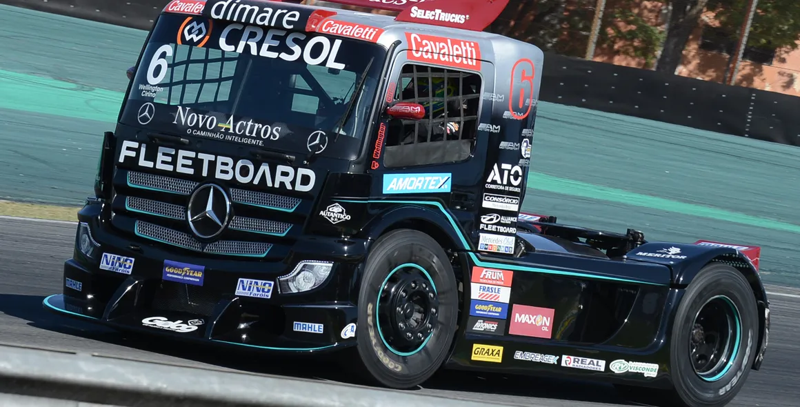 Com Actros da Mercedes-Benz, Wellington Cirino assume a liderança da Copa Truck
