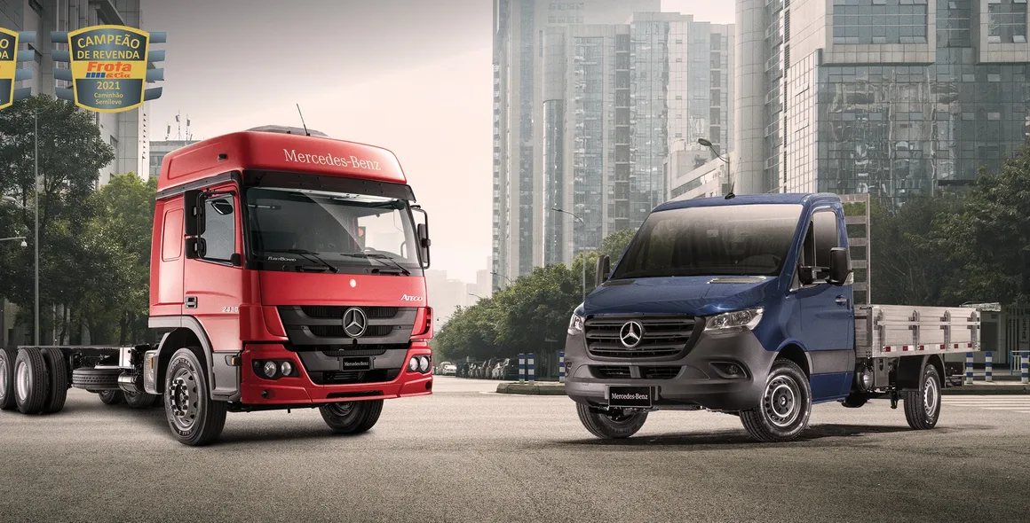 Atego e Sprinter da Mercedes-Benz são eleitos campeões de revenda