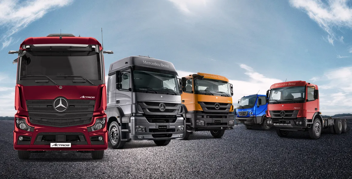 Mercedes-Benz lidera a venda de caminhões no Sul e promove test-drive com motoristas