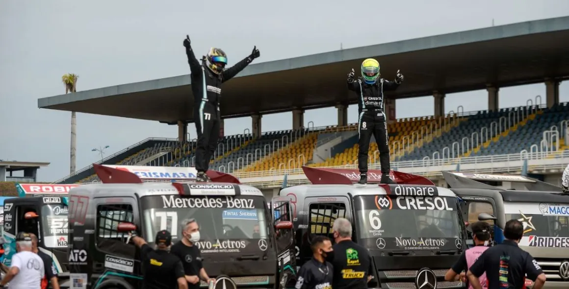 Mercedes-Benz faz dobradinha da vitória em Tarumã e amplia liderança da Copa Truck 2021