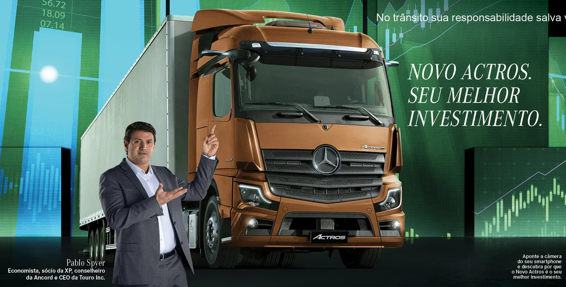 Websérie “Novo Actros – Seu Melhor Investimento” ressalta eficiência e economia do caminhão top de linha da Mercedes-Benz