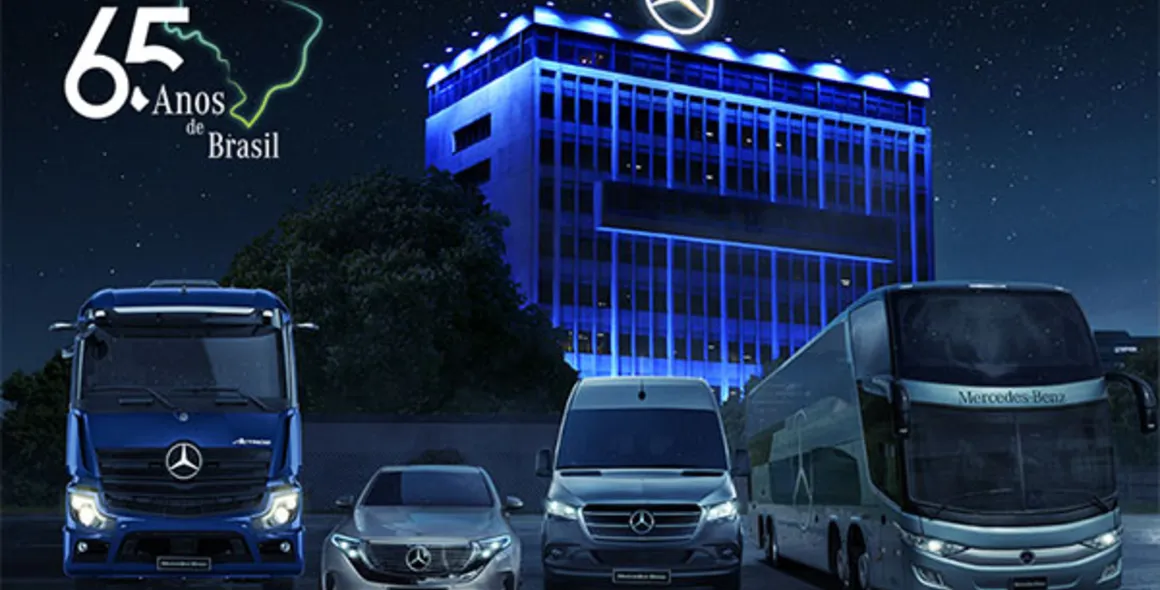 Mercedes-Benz completa 65 anos no Brasil e homenageia todos que fazem a estrela de três pontas brilhar
