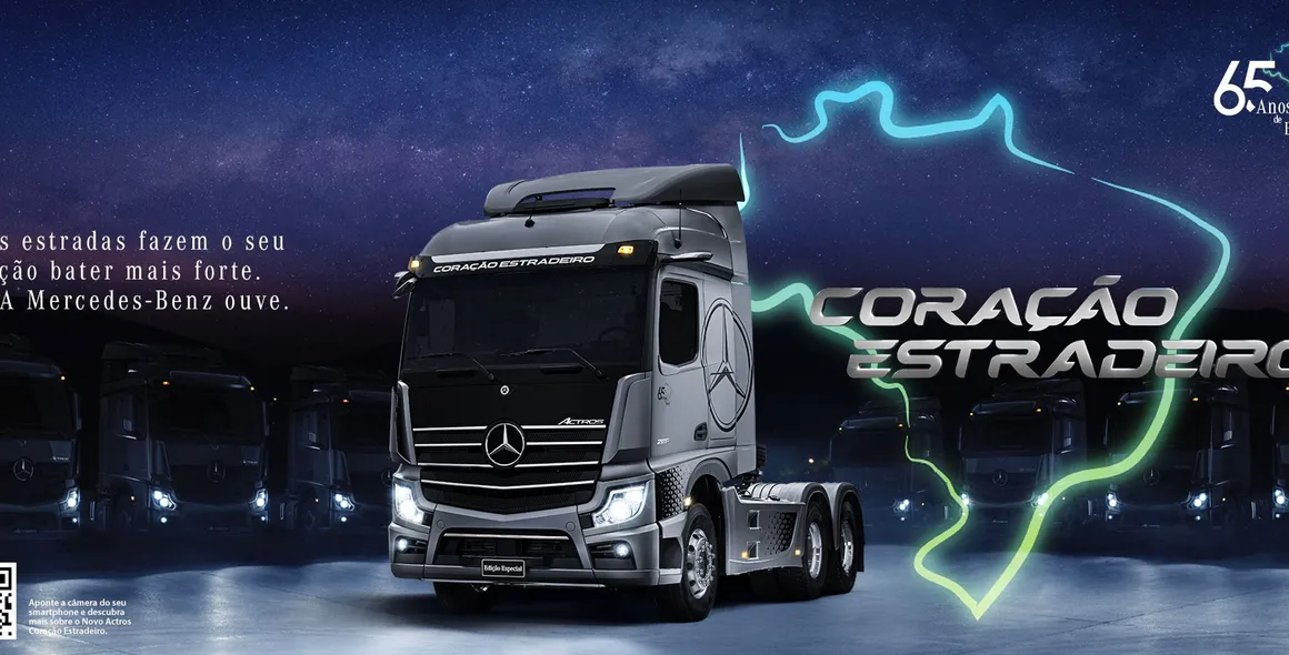 Mercedes-Benz lança Série Especial do Novo Actros “Coração Estradeiro”