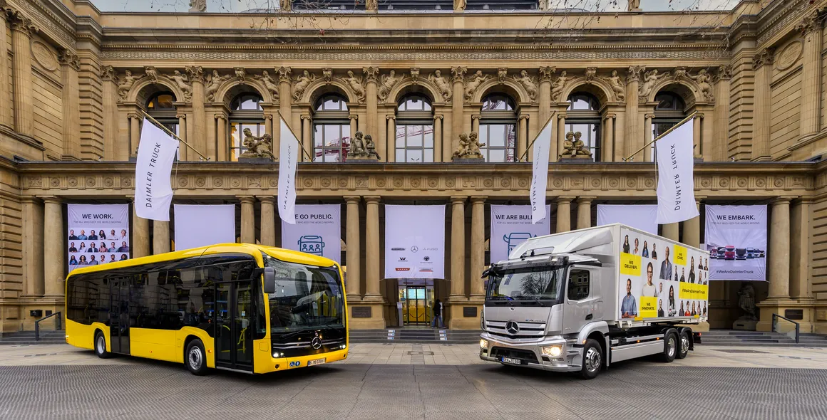 Daimler Truck é listada na bolsa de valores como empresa independente