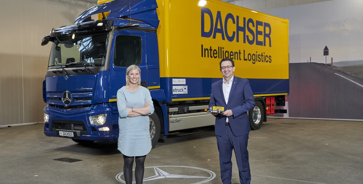 Primeiro eActros é entregue à DACHSER e entrará em operação na Alemanha