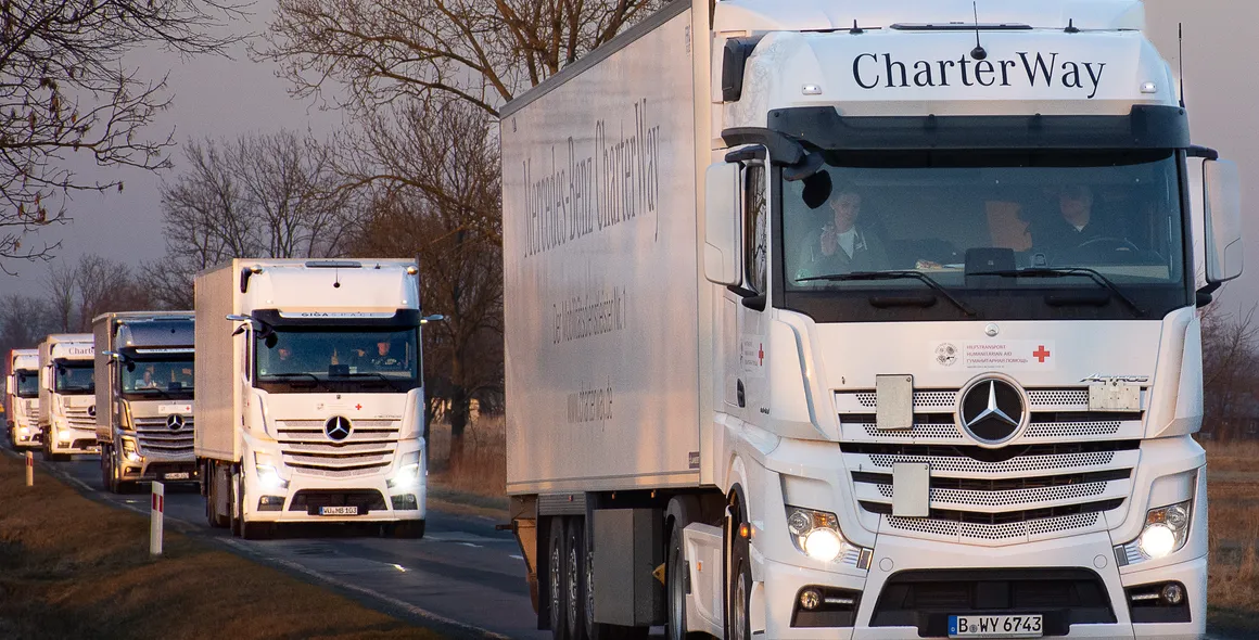 Daimler Truck apoia a população da Ucrânia