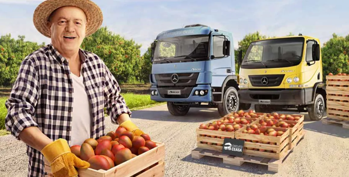 Mercedes-Benz promove test-drive com Accelo e Atego para motoristas na Ceasa de Campinas