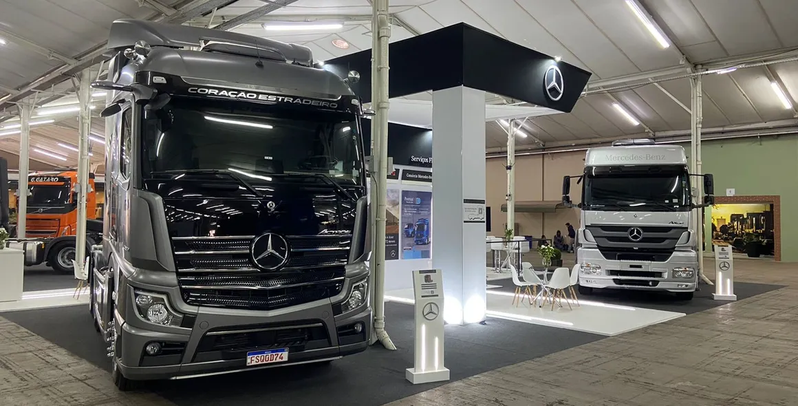 Caminhões Mercedes-Benz para o agronegócio são atrações na Transpoeste em Cascavel