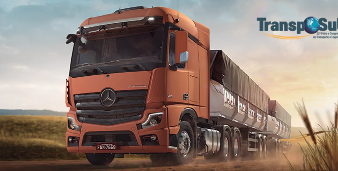 Mercedes-Benz demonstra soluções para clientes de transporte e logística na Transposul