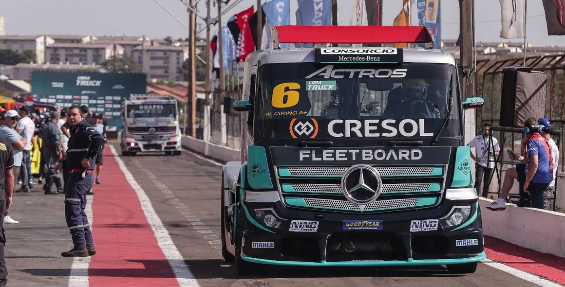 Com Mercedes-Benz Actros, Wellington Cirino vence em Londrina e assume a liderança da Copa Truck