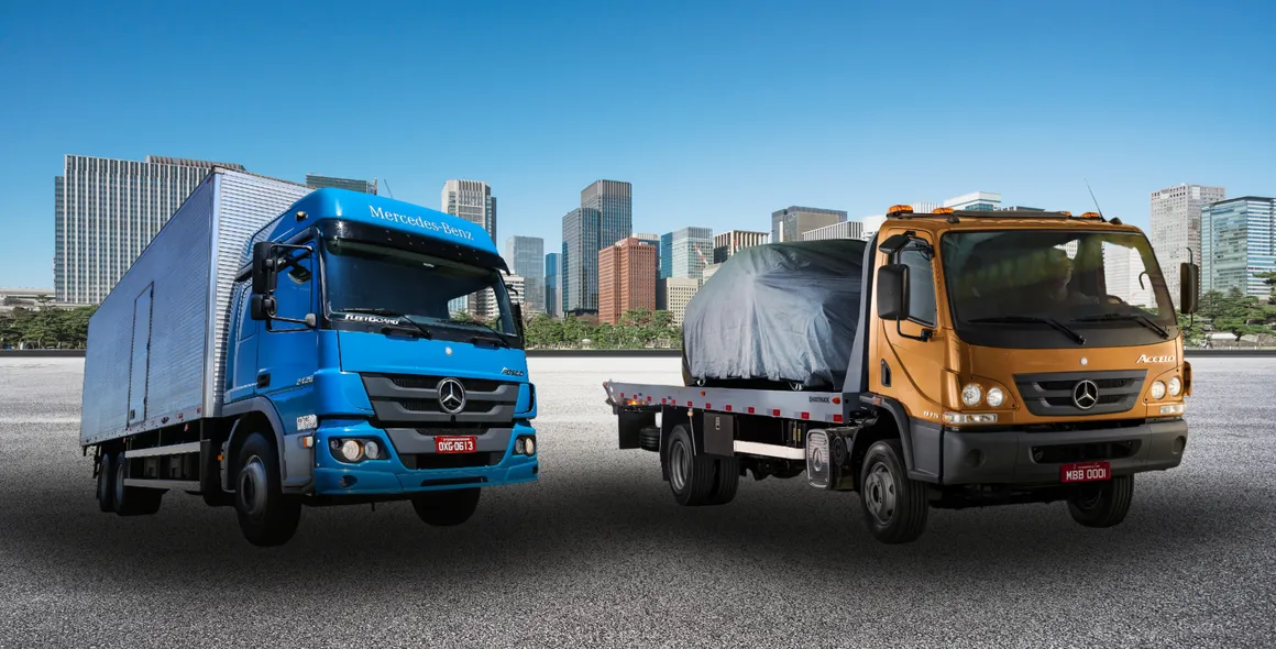 Caminhões Mercedes-Benz Atego e Accelo são eleitos Campeões de Revenda