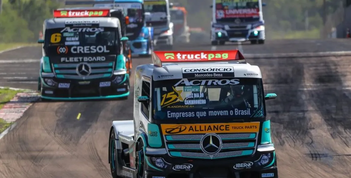 Com a força do Mercedes-Benz Actros, equipe ASG Motorsport conquista tripla vitória na Copa Truck em Tarumã