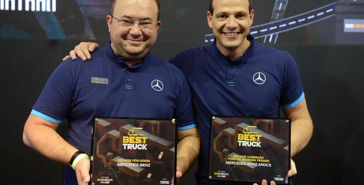 Mercedes-Benz conquista prêmios de melhor caminhão pesado fora de estrada com Arocs e melhor pós-venda