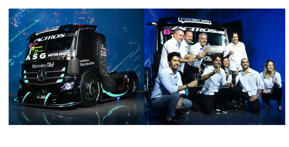 Mercedes-Benz e ASG Motorsport reafirmam parceria para a Copa Truck 2023
