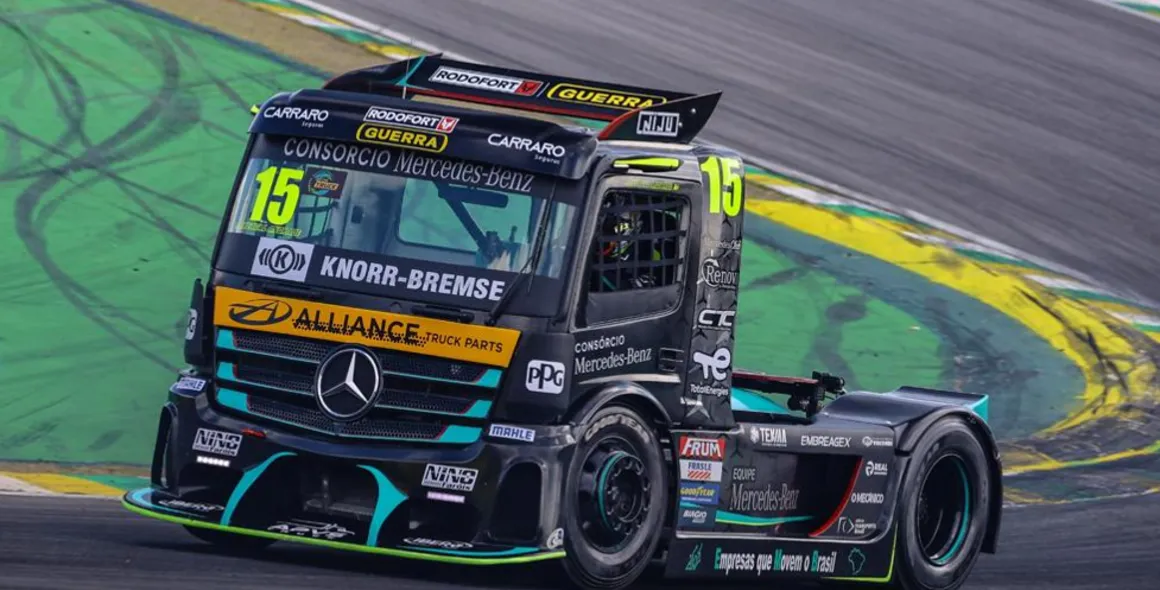 Com Mercedes-Benz Actros, Jaidson Zini vence em Interlagos e mantém liderança da Copa Truck