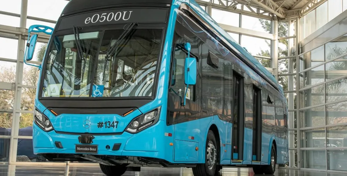 Ônibus elétrico Mercedes-Benz recebe credenciamento para o Finame do BNDES
