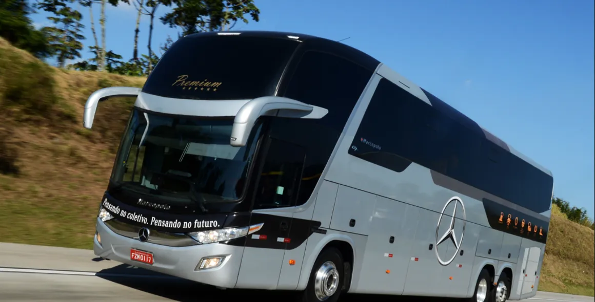 Grupo Brasileiro adquire 20 ônibus rodoviários Mercedes-Benz com pacote segurança