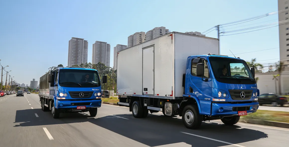 Mercedes-Benz Accelo 1016 é o caminhão com maior valor de revenda do Brasil