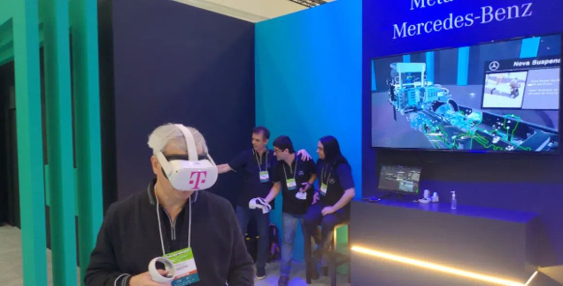 Mercedes-Benz do Brasil otimiza processos e recursos com o uso de Realidade Virtual no desenvolvimento de chassis de ônibus