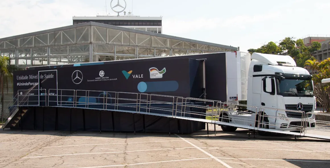 Mercedes-Benz e parceiros superam o marco de 1.000.000 de atendimentos médicos das Unidades Móveis de Saúde