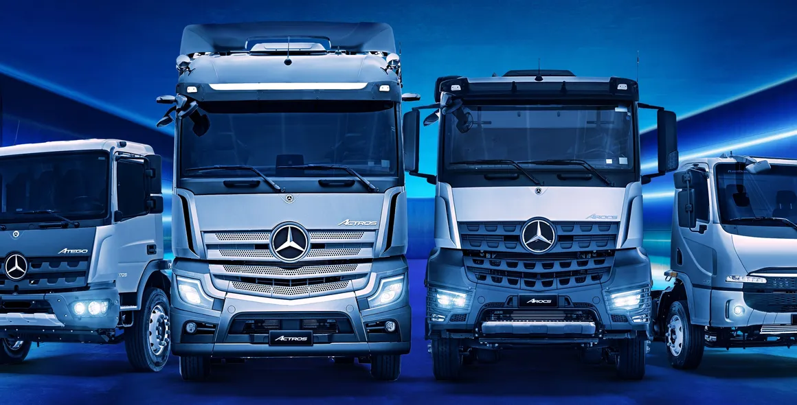 Mercedes-Benz é a marca de caminhão mais lembrada do Brasil pela 16ª vez consecutiva