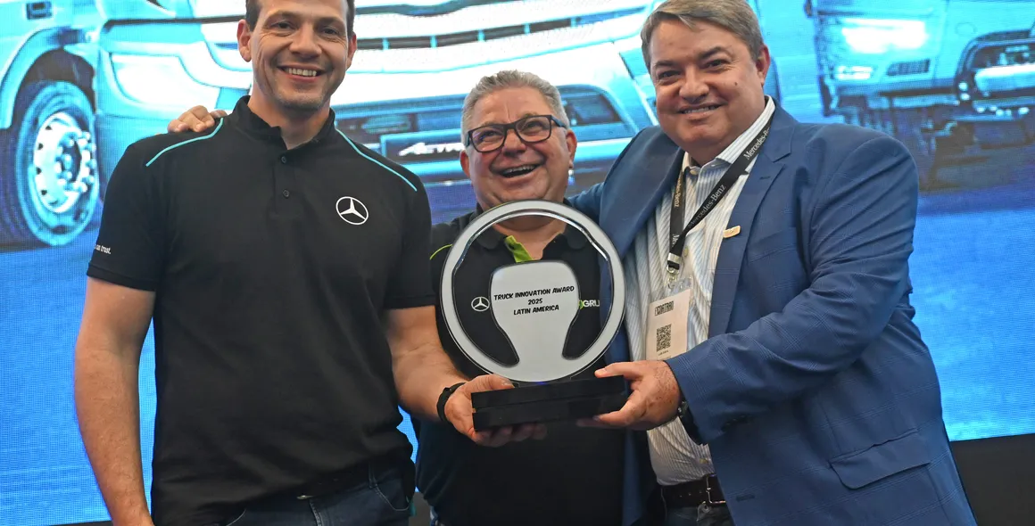 Mercedes-Benz e Grunner conquistam o Truck Innovation Award Latin America 2025