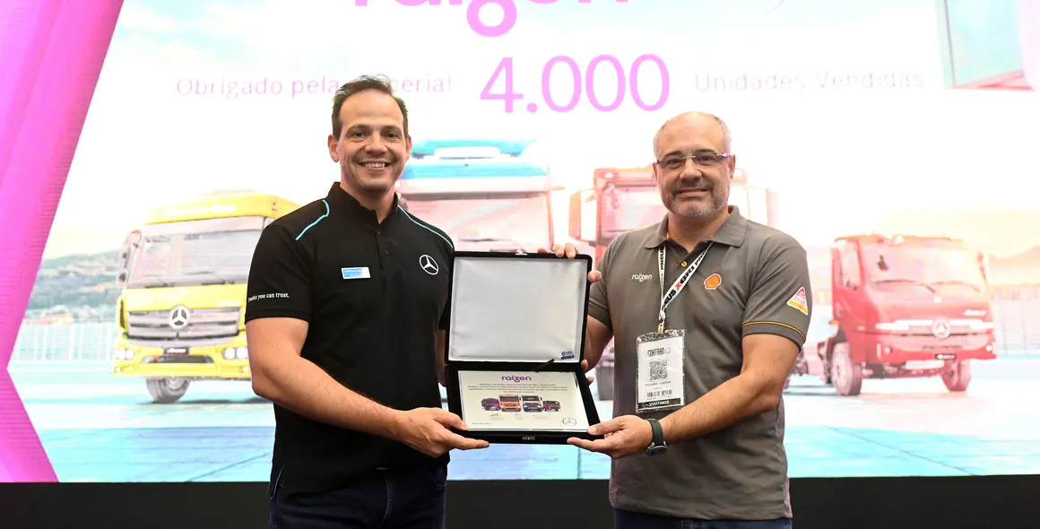 Mercedes-Benz celebra marco histórico de mais de 4.000 caminhões vendidos por meio do Clube de Compras da Raízen