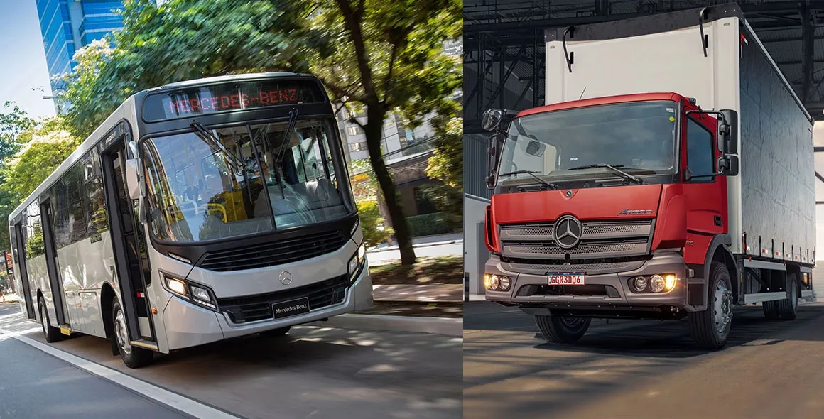 Mercedes-Benz é a maior vencedora do Prêmio Lótus 2026, com vitória em nove categorias de campeão de vendas em ônibus e caminhões