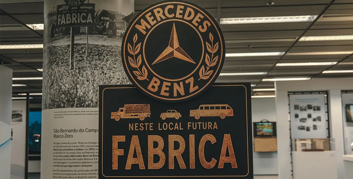 Mercedes-Benz do Brasil transforma 70 anos  de história em legado em seu novo Espaço Memória