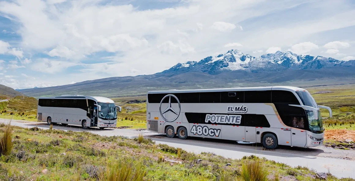 Mercedes-Benz do Brasil inicia as vendas do Novo O 500 “el más potente” Euro 6 e cresce 50% nas exportações de ônibus em 2025